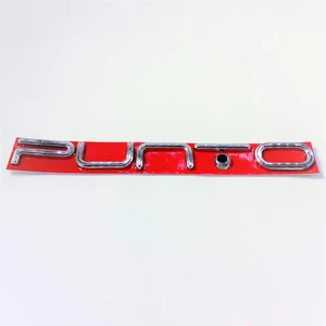 Behin Dizayn FIAT Punto Bagaj Yazısı Siyah Yeni Model 195mm-20mm