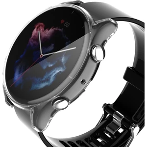 Amazfit Gtr 3 Pro Önü Kapalı Tasarım Yumuşak Silikon Kılıf - Şeffaf