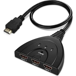 2058 3 Port Hdmi Switch Çoğaltıcı Çoklayıcı 3 GİRİŞ 1 ÇIKIŞ