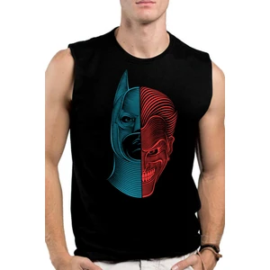 Yarım Kahraman Siyah Kesik Kol | Kolsuz Erkek T-Shirt | Atlet