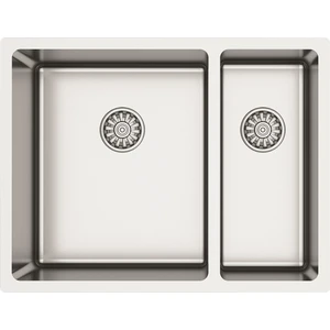 El Yapımı Paslanmaz Çelik Eviye 1,5 Göz 44X58 cm Modern Tasarım