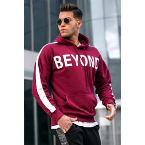 Bordo Kapüşonlu Sweatshirt 5327
