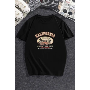 California Baskılı Tshirt