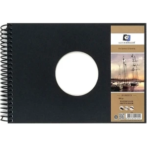 Alex Schoeller Watercolor Sketchbook Sert Kapak Spiralli Sulu Boya Defteri 300 Gr. A5 20 Yaprak