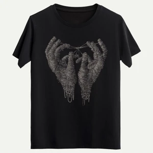Joao Baskı Detaylı Unisex Bisiklet Yaka Oversize Tshirt