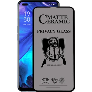 Kzy Oppo Reno 4 Tam Kaplayan Mat Seramik Nano Esnek Hayalet Ekran Koruyucu