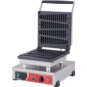 Silverinox Endüstriyel Elektrikli Çubuk Waffle Makinesi 4 Lü
