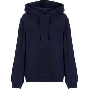 Erkek Lacivert Pamuklu Unisex Kapüşonlu Sweatshirt Hoodie