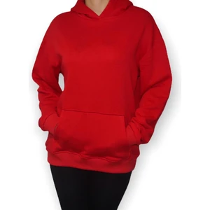 Sweatshirt Kapuşonlu Pamuklu Oversize
