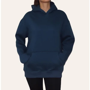 Sweatshirt Kapuşonlu Pamuklu Oversize