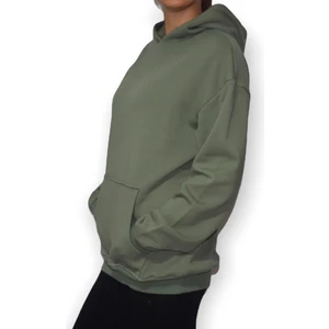 Sweatshirt Kapuşonlu Pamuklu Oversize