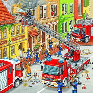 Çocuk Puzzle 3X49 Parça Itfaiye 94011