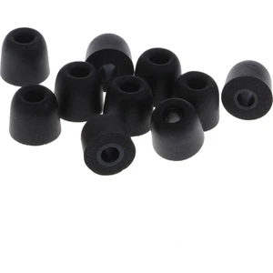 5 Pairs 4.5mm Bellek Köpük Ipuçları Universe Kulakiçi Kulaklıklar Için Kulaklık Siyah Siyah (Yurt Dışından)