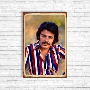 Trend Poster Ferdi Tayfur Retro Ahşap Poster