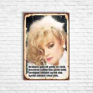 Trend Poster Bergen Retro Ahşap Poster