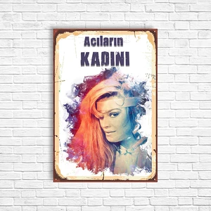 Trend Poster Bergen Retro Ahşap Poster