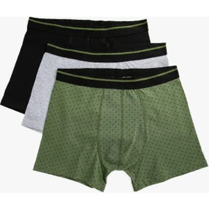 Erkek Pamuklu 3'lü Paket Basic Boxer