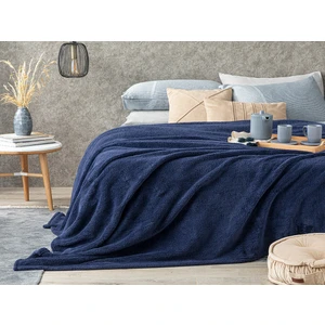 English Home Softy Wellsoft Tek Kişilik Battaniye 150 x 200 cm Gece Mavisi