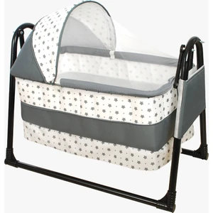 Aluç Bebe Btrend New Black Kadro Cep Hediyeli Sepet Beşik Portatif Bebek Sallanır Beşiği Hamak