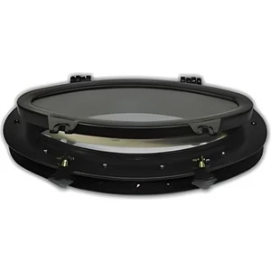 Lumboz Içten Montaj Elips Siyah 40X21CM