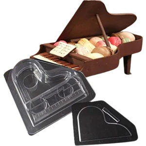 Pastry Planet 3D Piyano Şeffaf Çikolata Kalıbı