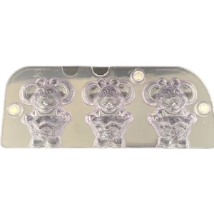 Pastry Planet 3D Mickey Şeffaf Çikolata Kalıbı