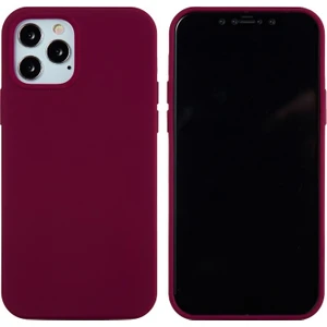 Apple iPhone 12 6.1 Inç Uyumlu Silikon Yumuşak Tpu Telefon Kılıfı - Koyu Mor (Yurt Dışından)