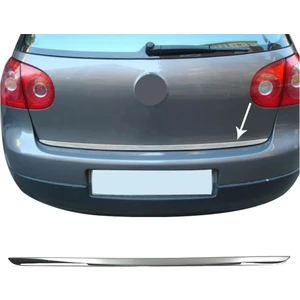 A&G Tuning Volkswagen Golf 5 Krom Bagaj Alt Çıta Formlu 2005-2009 Paslanmaz Çelik