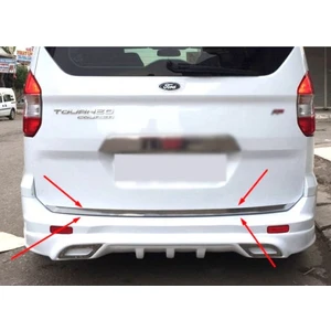 A&G Tuning Ford Tourneo Courier Krom Bagaj Alt Çıta Formlu Paslanmaz Çelik