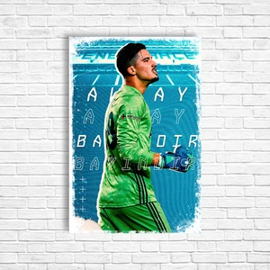 Trend Poster Altay Bayındır Retro Ahşap Poster