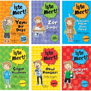 Yeni Bir Dost - Zor Sınav - Kostümlü Doğum Günü Partisi - Çılgın Kuzenler - Okul Konseri, - Galibiyet Golü 6 Kitap Set