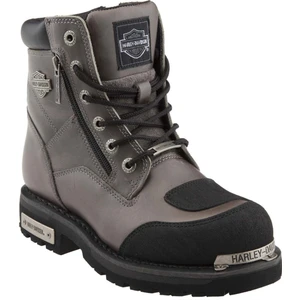 Harley Davidson Renshaw Grey Gri Deri Erkek Bot