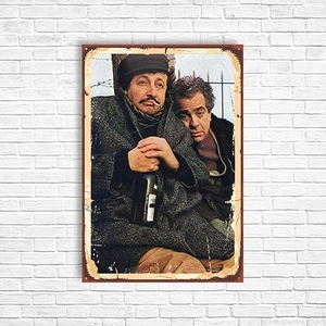 Trend Poster Zeki Alasya Metin Akpınar Yeşilçam Retro Ahşap Poster