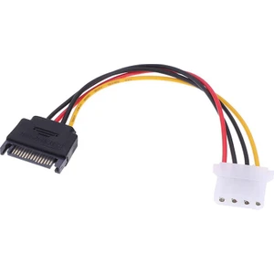 Sata 15 Pin Erkek To 4 Pin Molex Dişi Güç Kablosu 30 cm