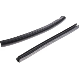 Longboard Kaykay Koruma Için 2 Adet Kauçuk Şerit Güverte Guard Dişli Siyah