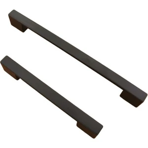 Nergis Kulp Mat Siyah Dolap Vestiyer 128 mm