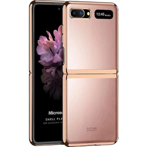 Samsung Galaxy Z Flip Kılıf Shell Platinum Gold