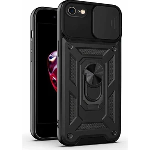 Apple iPhone Se 2022 Kılıf Impact Resistant Siyah