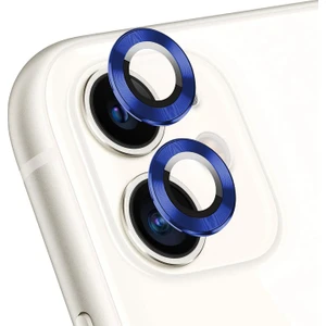 Apple iPhone 11 Tekli Kamera Lens Koruma Camı Lacivert