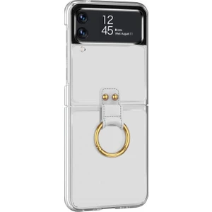 Samsung Galaxy Z Flip 3 Kılıf Ring Loft Clear Şeffaf