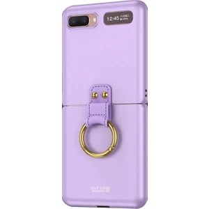Samsung Galaxy Z Flip Kılıf Ring Fall Platinum Lila