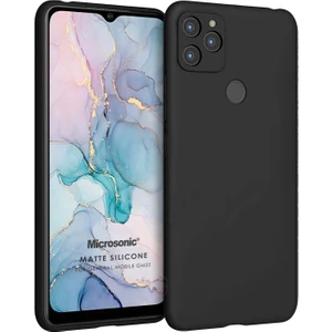 Matte Silicone General Mobile Gm 22 Plus Kılıf Siyah