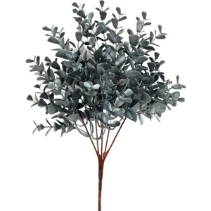 Yapay Çiçek Gümüş Renk Büyük Okaliptus Şimşir Demeti Garnitür Aradal Dekoratif Yapay Bitki