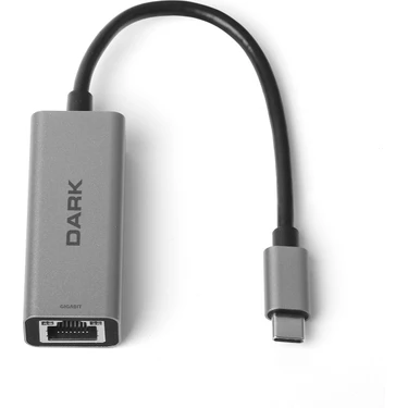 Dark USB 3.1 Type-C Gigabit 10/100/1000 Lan Ethernet Dönüştürücü Adaptör