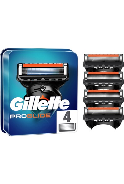 Gillette Fusion ProGlide 4'lü Yedek Tıraş Bıçağı