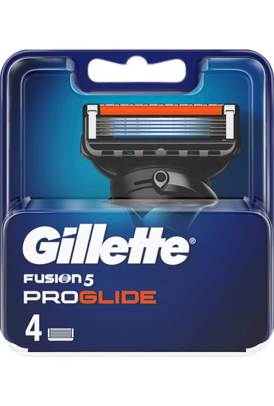 Gillette Fusion ProGlide 4'lü Yedek Tıraş Bıçağı