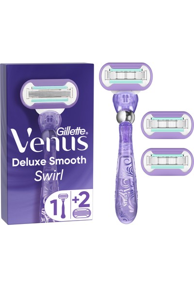 Gillette Venus Swirl Tıraş Makinesi + 3 Yedek Set