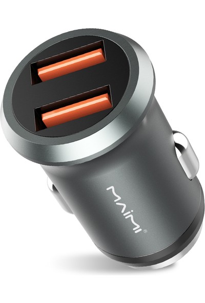 Maimi C111 2.4 A Araç Şarj Cihazı 2 USB Girişli