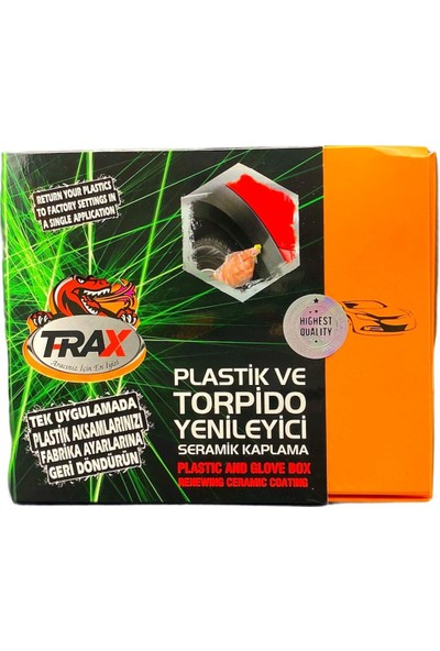 Aracınız İçin En İyisi T-Rax Oto Tampon , Torpido ve Plastik Yenileyici ve Onarıcı Seramik Kaplama Süper Etkili 50ML