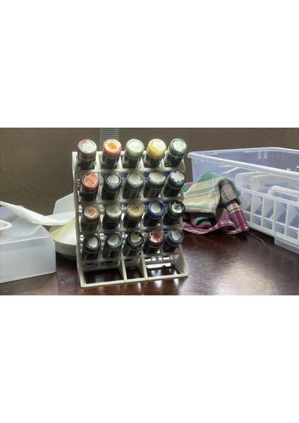 Özelleştirilebilir Boya Damlalık Rafı Plastik Aparat